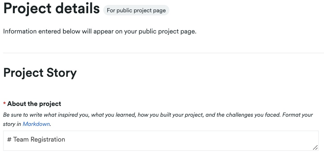 Project Details